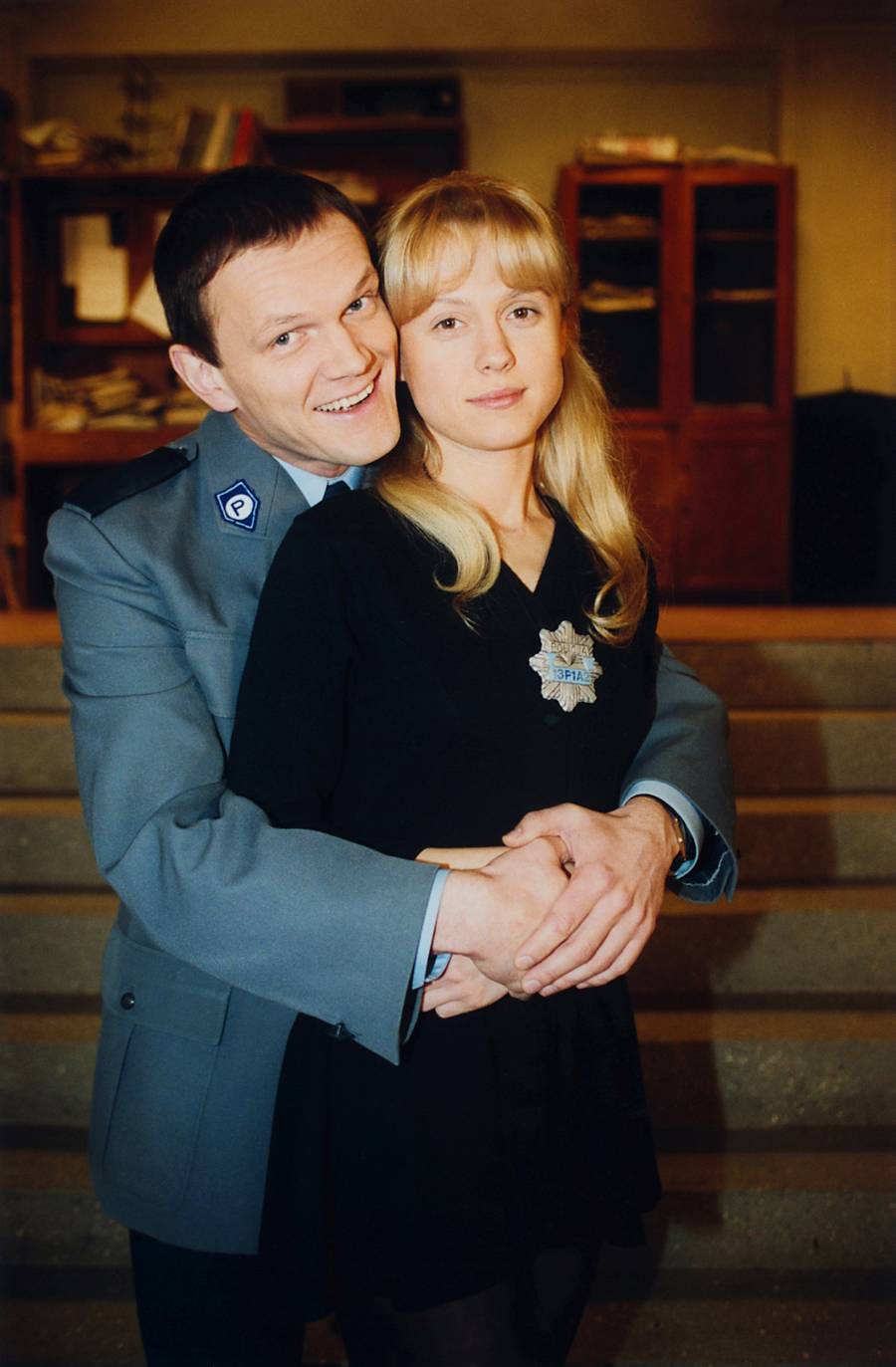 Cezary Pazura i Aleksandra Woźniak, fot. AKPA