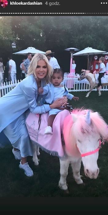 Bajkowe urodzinki córki Khloe Kardashian – True