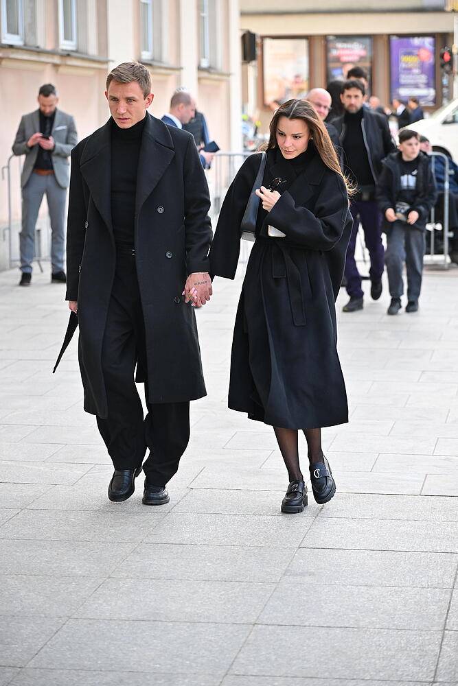 Rzeźniczakowie na pogrzebie Jacka Magiery