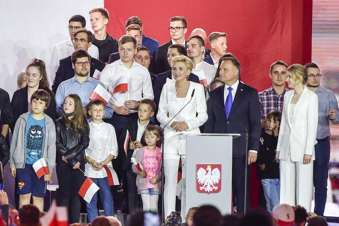 Wieczór wyborczy Andrzeja Dudy