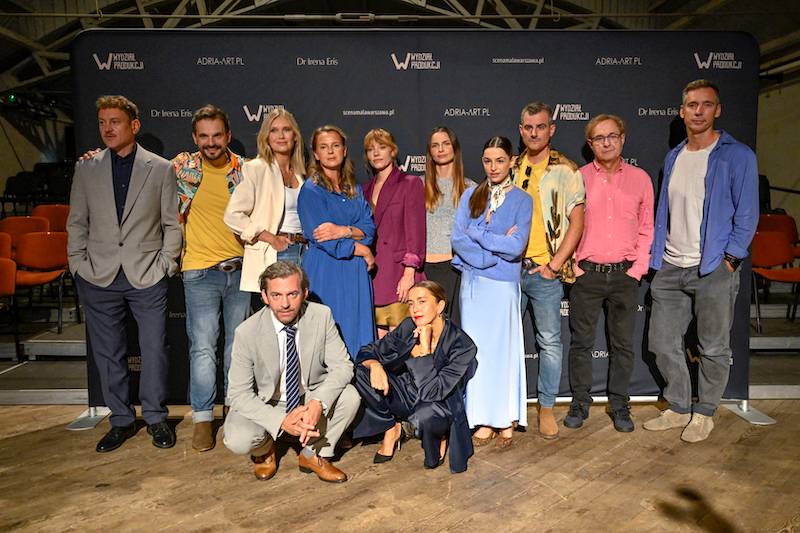 Próba spektaklu “Terapia dla par”. Agnieszka Więdłocha, Kamilla Baar, Antoni Pawlicki…