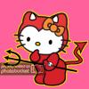 sparkly devil hello kitty photo: Hello Kitty badkitty1.gif