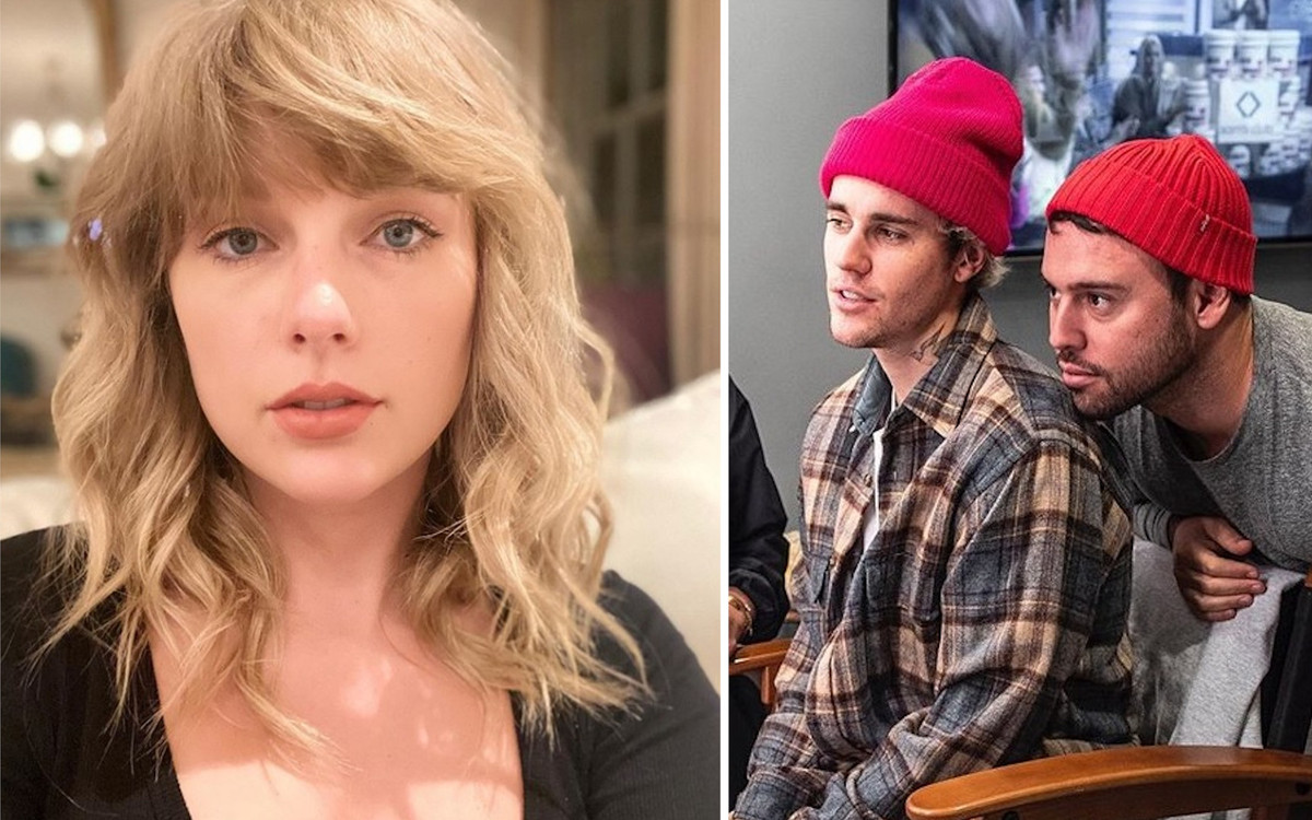 Manager Biebera znowu sprzedał albumy Taylor Swift bez jej wiedzy