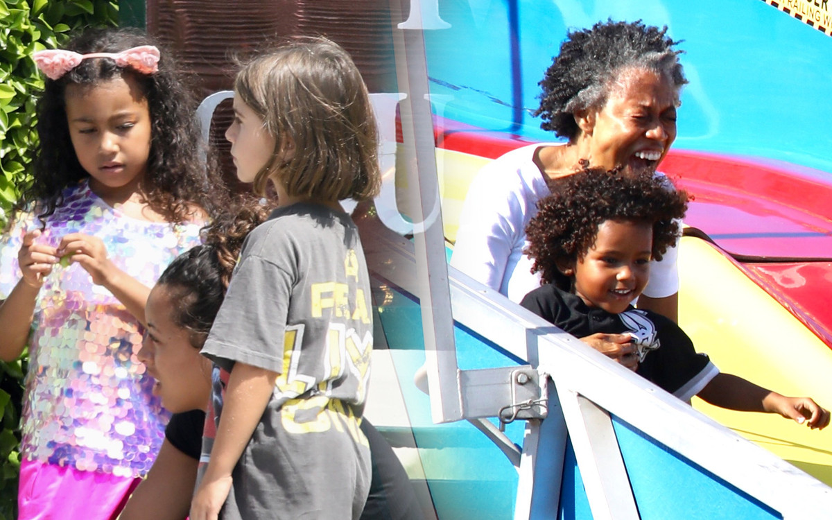 Dzieci Kim Kardashian bawią się pod opieką niani – ich mama zaczęła studia prawnicze (ZDJĘCIA)