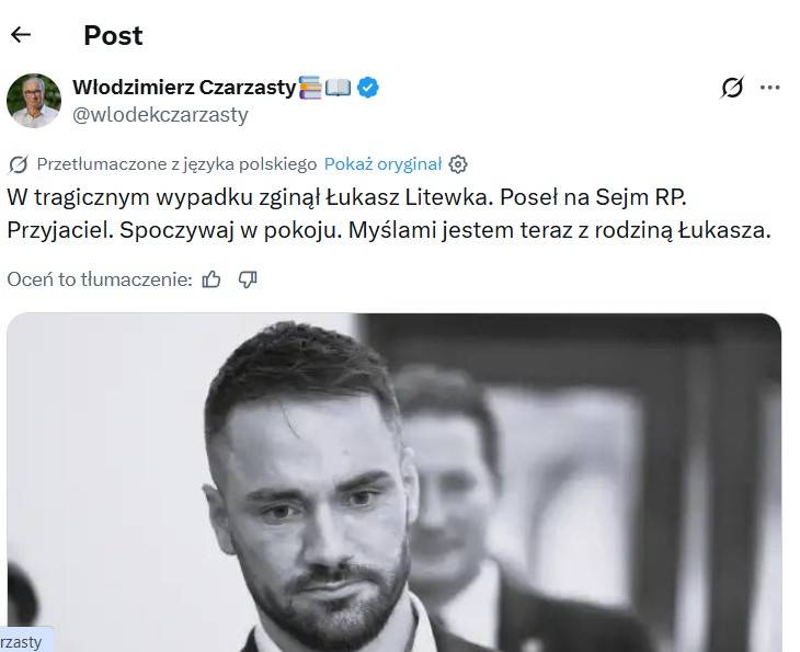 Włodzimierz Czarzasty, fot. Instagram