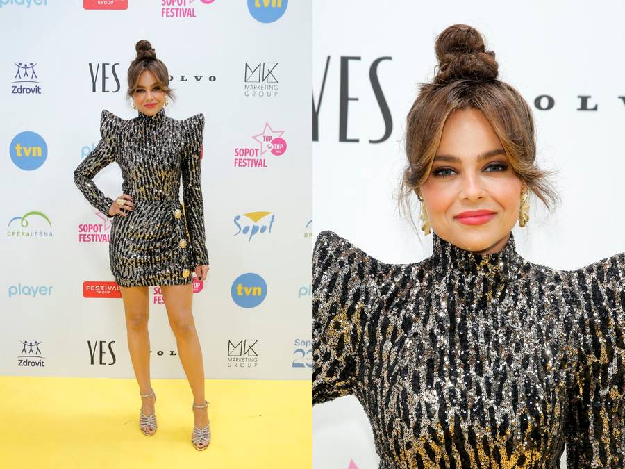 Gwiazdy na Sopot Festival: Beata Kozidrak ZAPOMNIAŁA SPODNI, Julia Wieniawa niczym Barbie (ZDJĘCIA)
