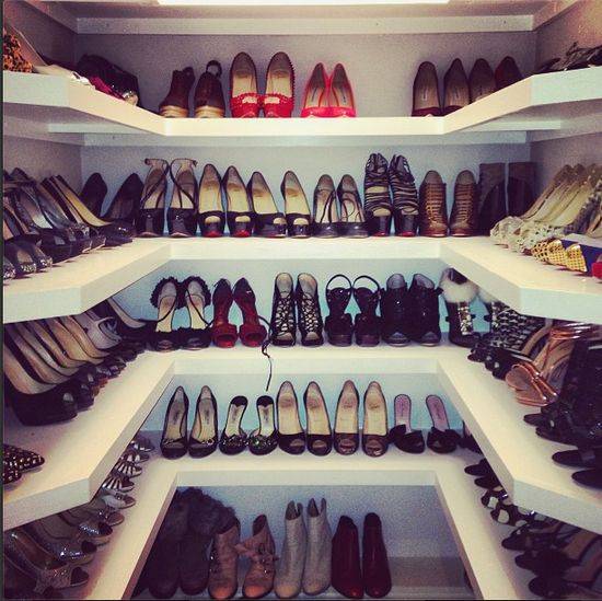 Gdzie gwiazdy trzymają swoje ubrania i buty?