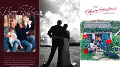 Wszystkie kartki świąteczne Harry’ego i Meghan. U Williama i Kate jednego nie zobaczycie