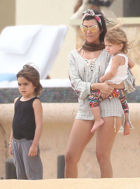 Kourtney Kardashian i Scott Disick na rodzinnym urlopie