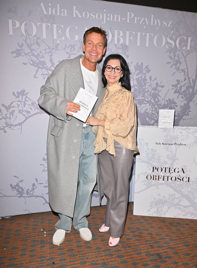Dawid Woliński i Aida Kosojan Przybysz - premiera książki "Potęga Obfitości", fot.KAPiF