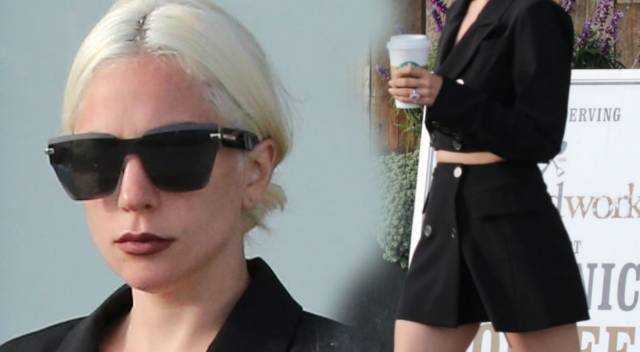 Lady Gaga z GIGANTYCZNYM pierścionkiem zaręczynowym