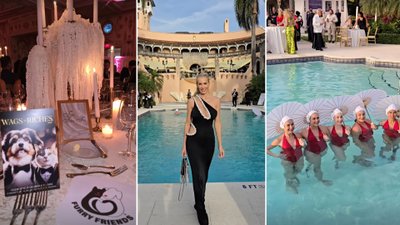 Aneta Glam relacjonuje pełną PRZEPYCHU imprezę u Donalda Trumpa! Pływaczki synchroniczne, orkiestra, złote żyrandole… (FOTO)