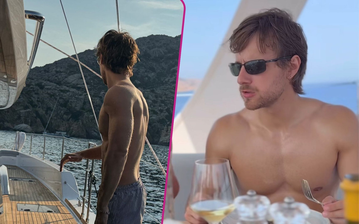 Maciej Musiał pozuje półnago na jachcie. Tak gwiazdor „Rodzinki.pl” spędza czas na Sardynii
