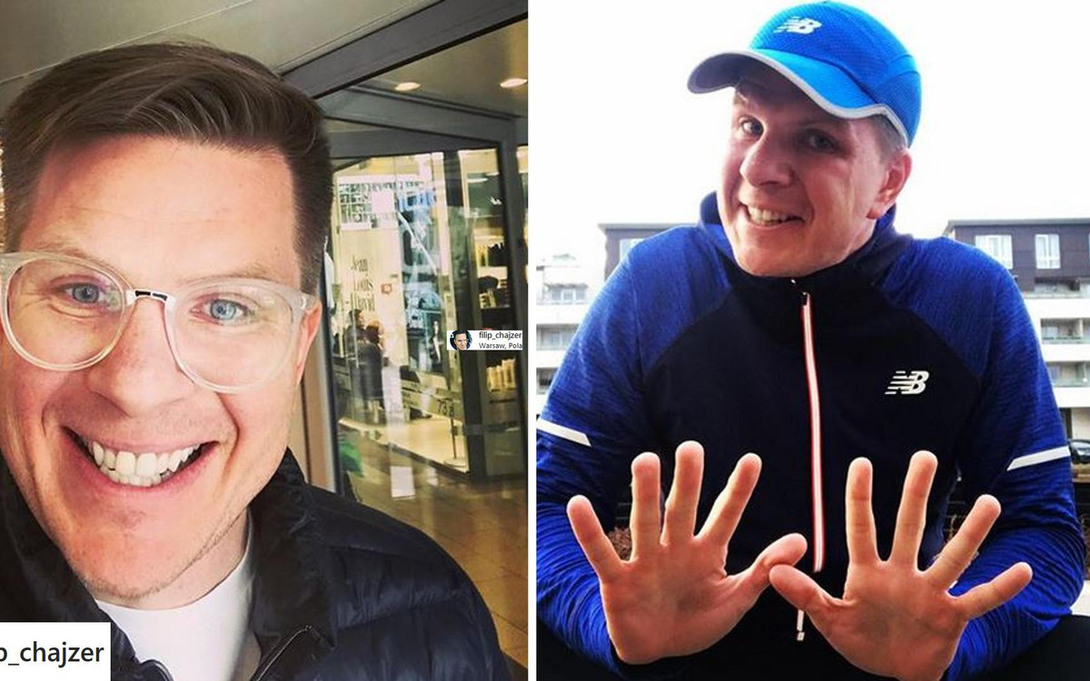 Filip Chajzer na zdjęciu z SYNEM. To rzadki widok (Instagram)