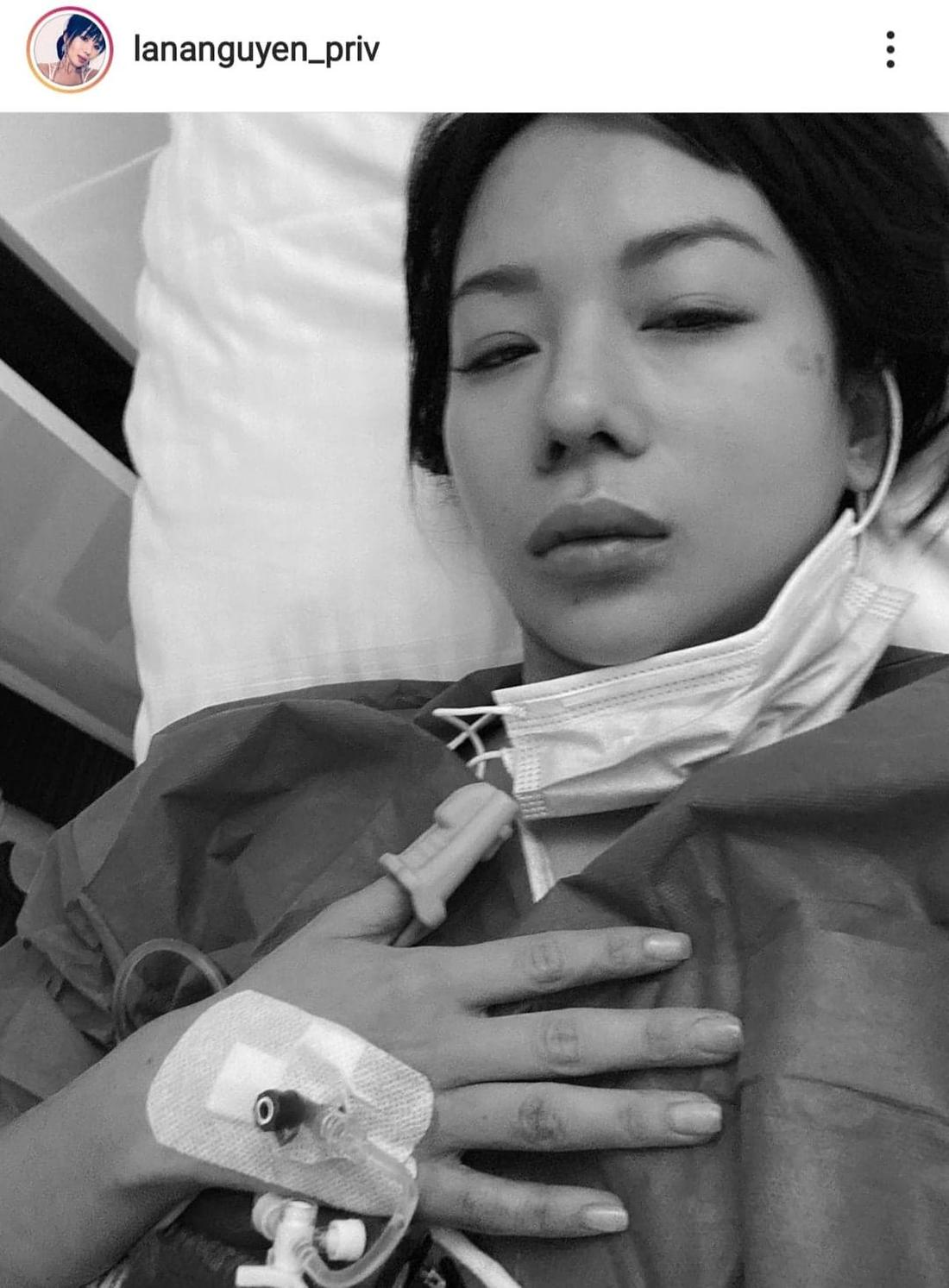 Lana Nguyen w szpitalu