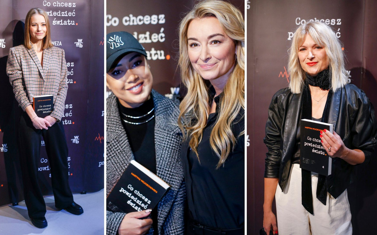 Gwiazdy na premierze książki Martyny Wojciechowskiej. Agata Rubik, Justyna Szyc-Nagłowska, Beata Ścibakówna…