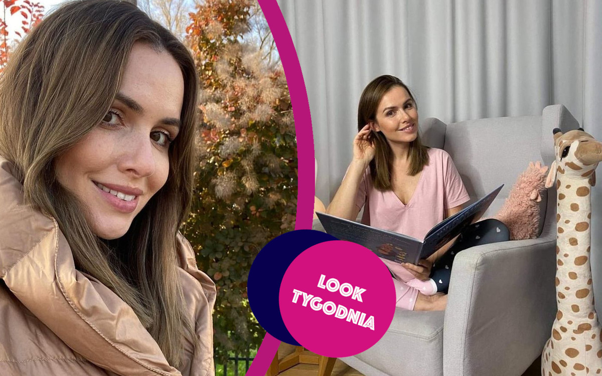 Marta Żmuda Trzebiatowska w swetrze idealnym na zimową porę