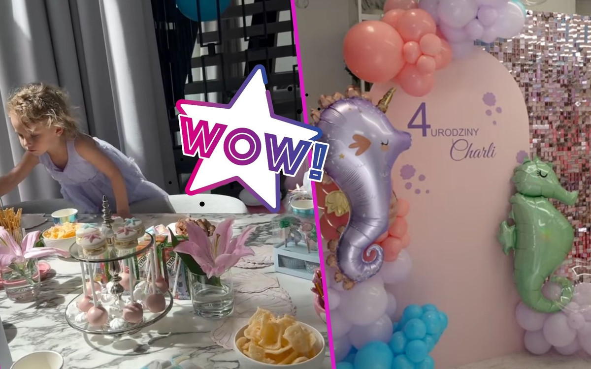 Andziaks w końcu pokazała 4. urodziny Charlotte! Morskie motywy, przepych i dmuchane pałace! (FOTO)