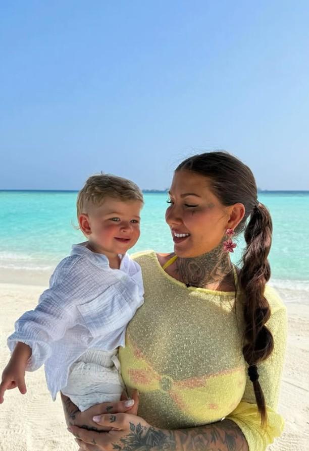 Deynn z rodziną na Malediwach, fot. Instagram