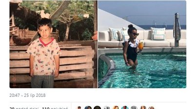 6-letnia Blue Ivy z drinkiem na luksusowym jachcie