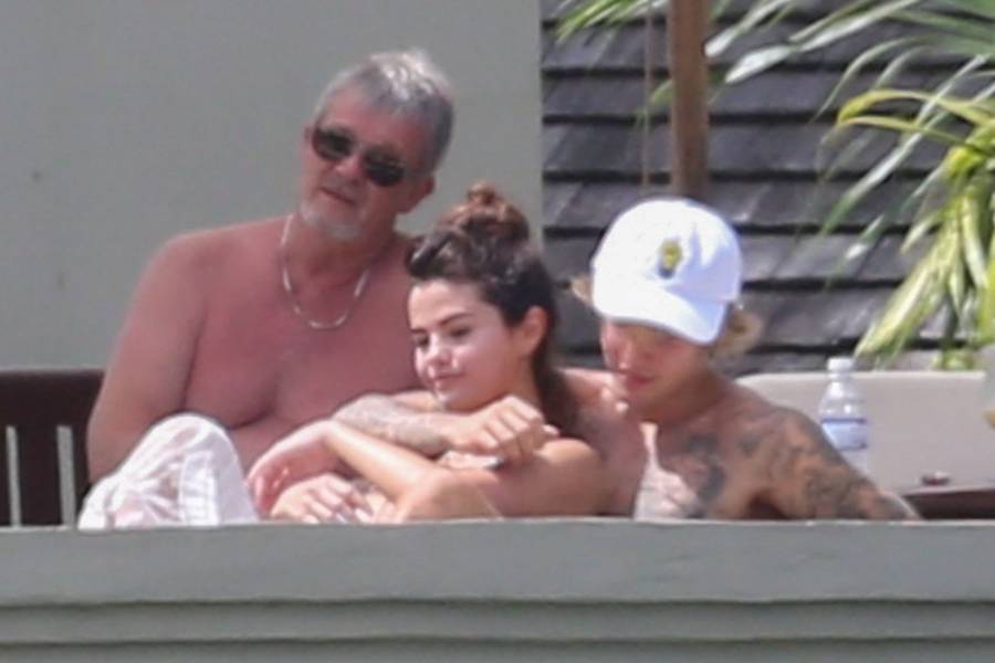 Justin Bieber z Seleną Gomez i z Hailey Baldwin