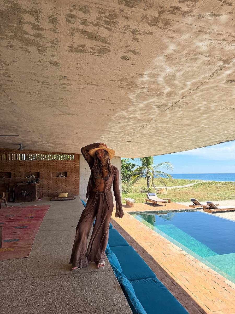 Julia Wieniawa na wakacjach