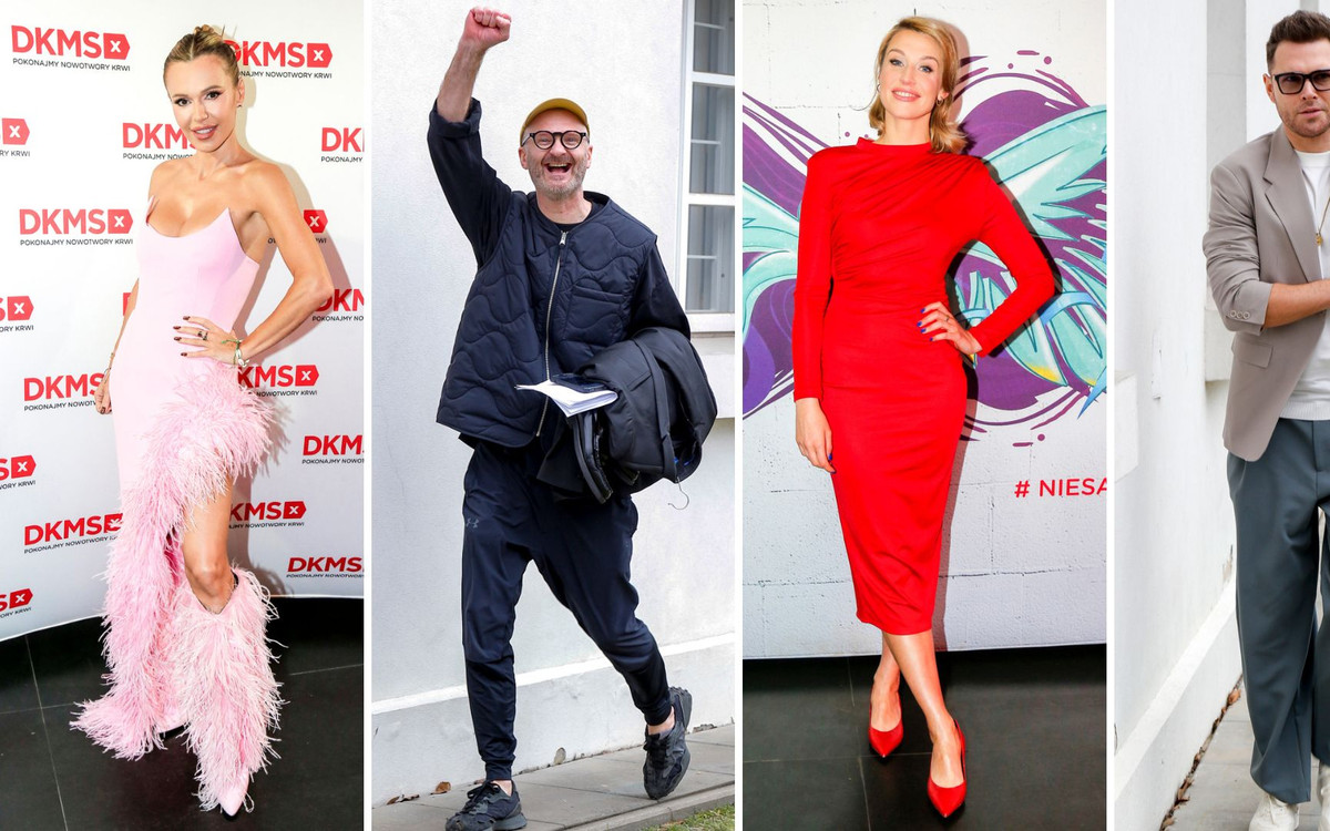 15-lecie DKMS. Doda wróciła do różu i standardowo skradła show, Julia Kamińska postawiła na klasykę