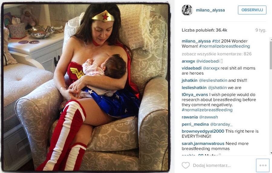 Gwiazdy, które nie wstydzą się tego, że karmią piersią