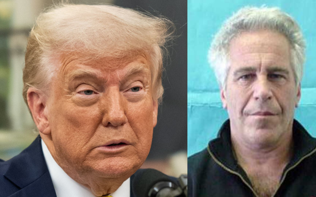 Obrzydliwe nagranie Trumpa i Epsteina wyciekło z FBI. Skandal na cały świat