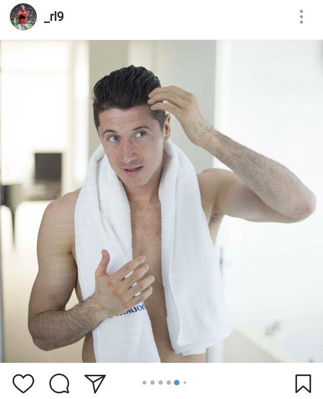 Sexy fryzury Roberta Lewandowskiego