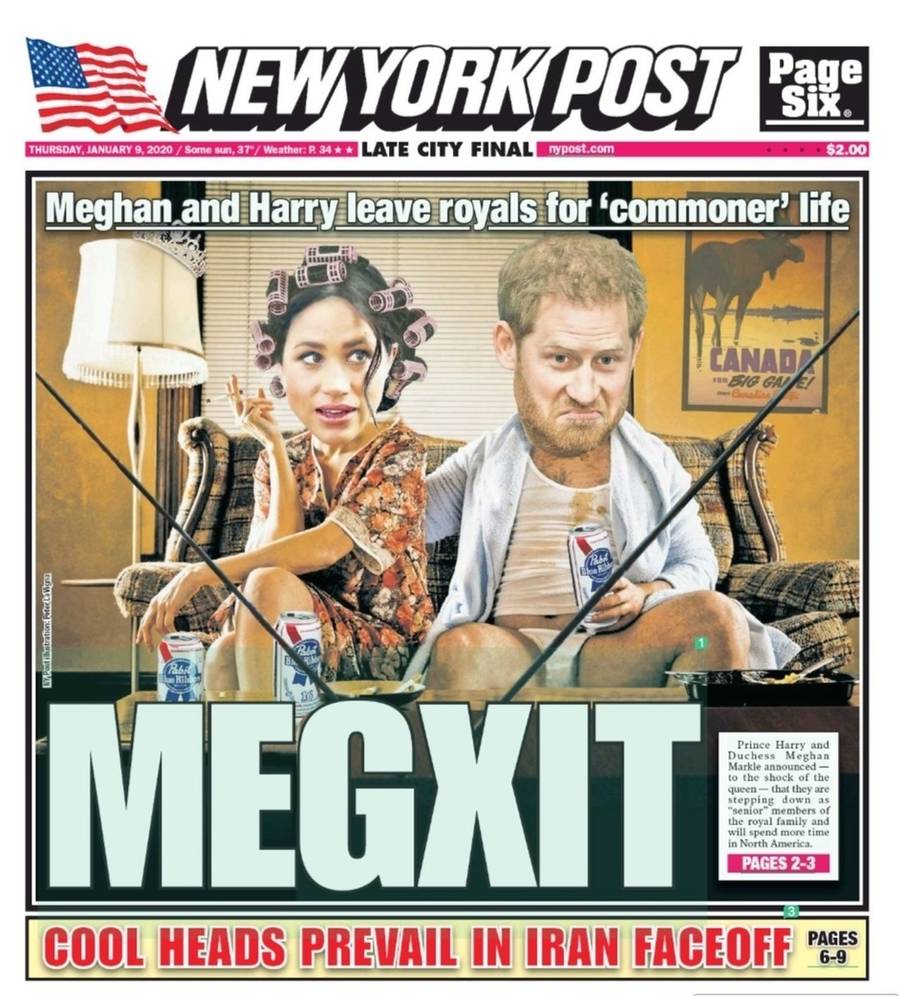 MEGXIT rządzi w sieci – MEMY i najlepsze OKŁADKI o odejściu Meghan i Harry’ego z rodziny królewskiej!