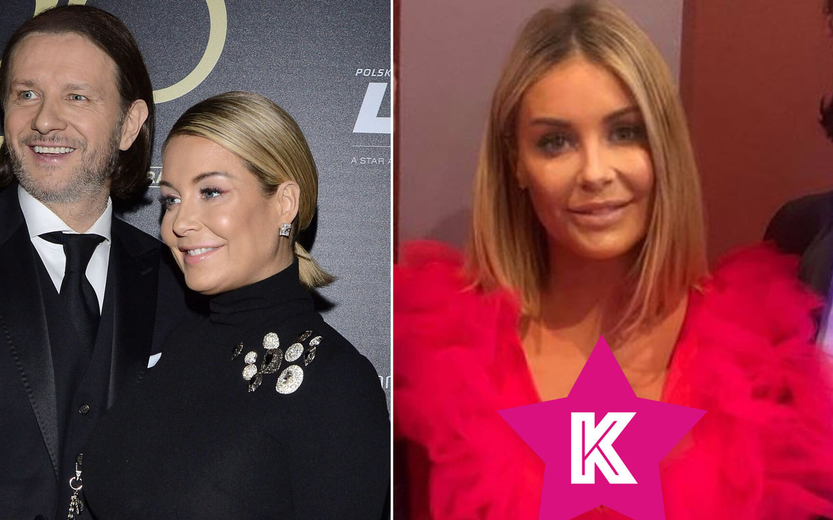 Małgorzata Rozenek w sukience wylansowanej przez Kendall Jenner. Gdzie się podział jej brzuch? (INSTAGRAM)