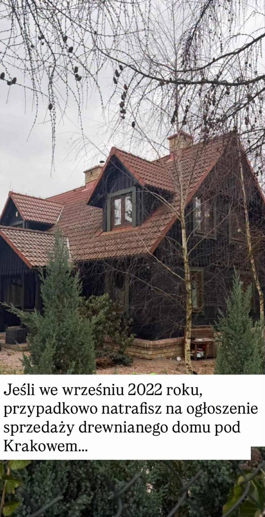 Dom na wsi Ani Starmach, fot. Instagram