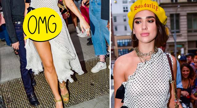 TAK niewiele dzieliło ją od wpadki! Dua Lipa bez majtek w rozciętej sukience