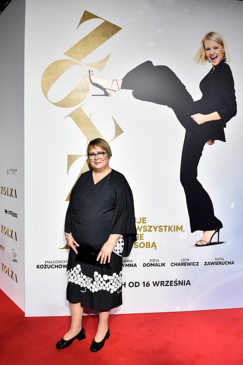 Premiera filmu “Zołza”. Małgorzata Kożuchowska, jak zwykle skradła show, Agnieszka Kawiorska w modnym garniturze