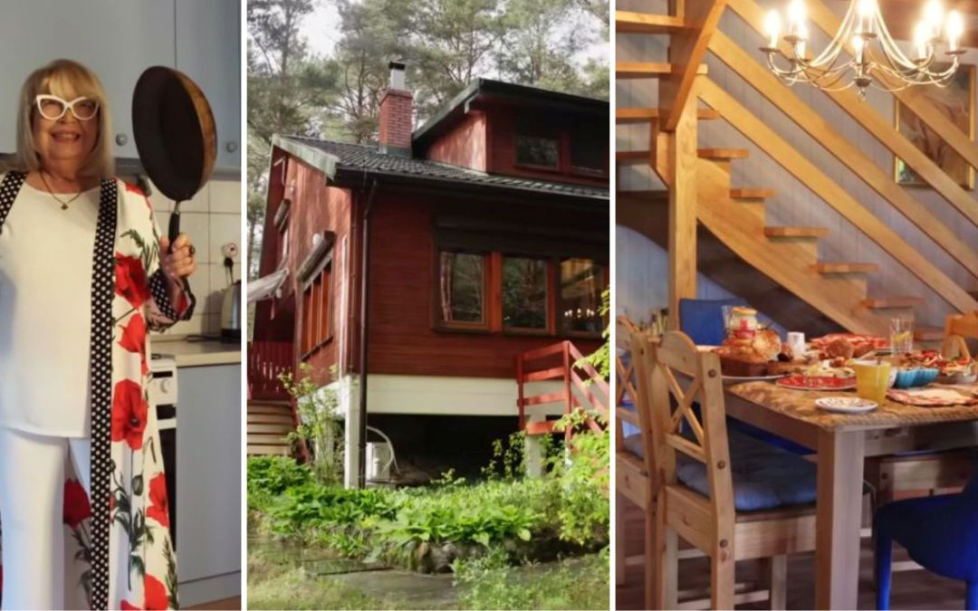 Dom Niny Terentiew bez przepychu. Leśny azyl z wyjątkową atmosferą