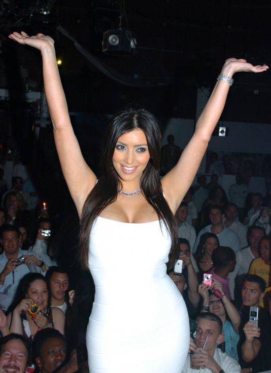 Kim Kardashian na początku swojej celebryckiej kariery