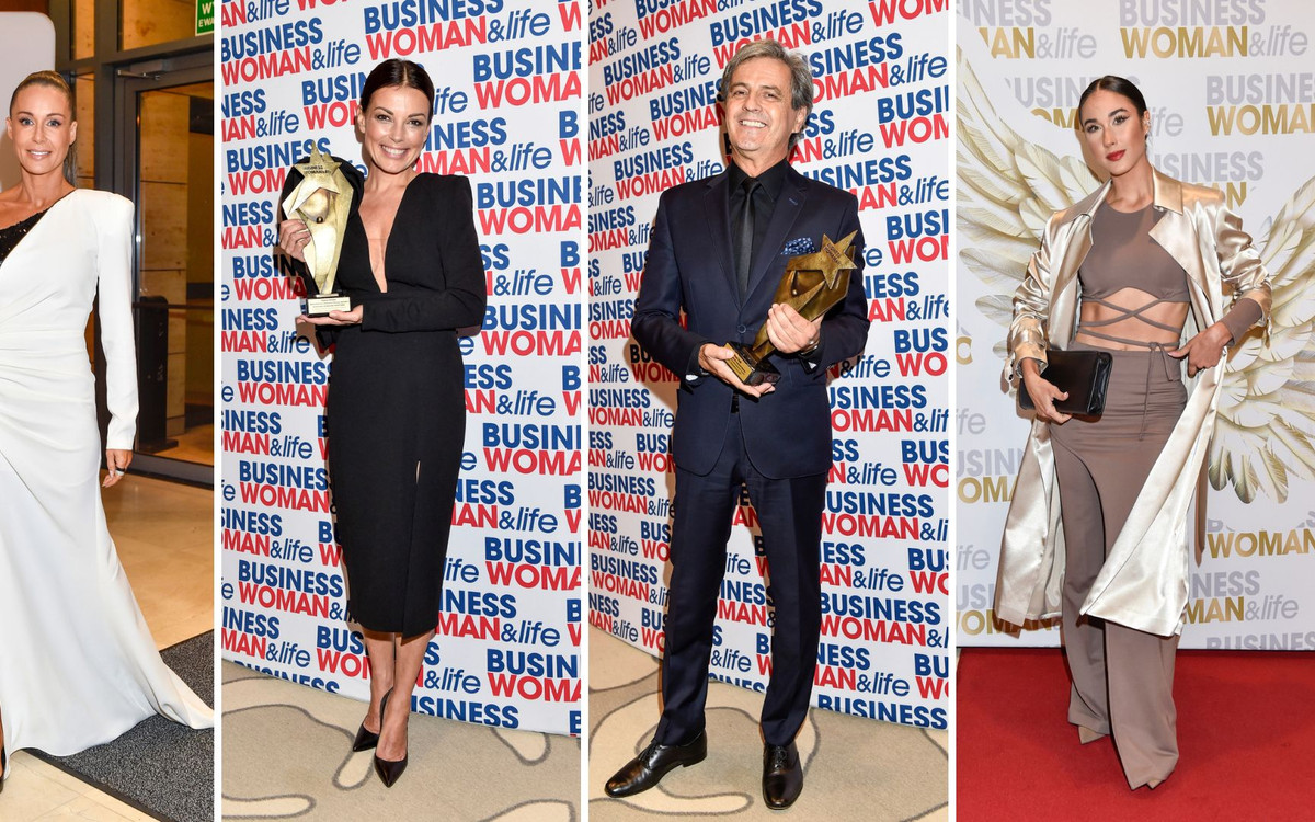 Polish Businesswoman Awards. Małgorzata Rozenek w długiej sukni, Katarzyna Glinka promienieje po rozstaniu