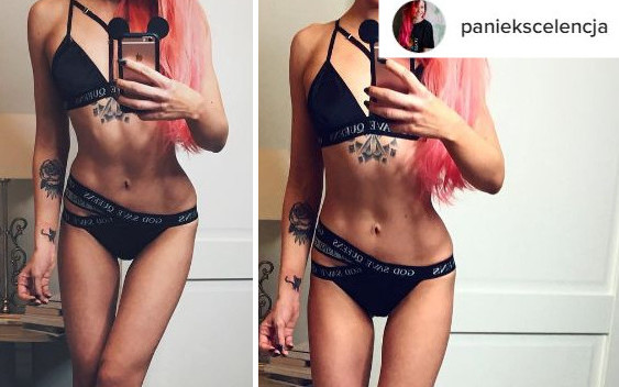 Polska blogerka schudła 17 kg – niektórzy twierdzą, że teraz jest ZA CHUDA (Instagram)