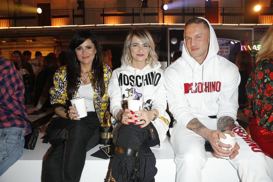 Gwiazdy na pokazie kolekcji Moschino dla HM