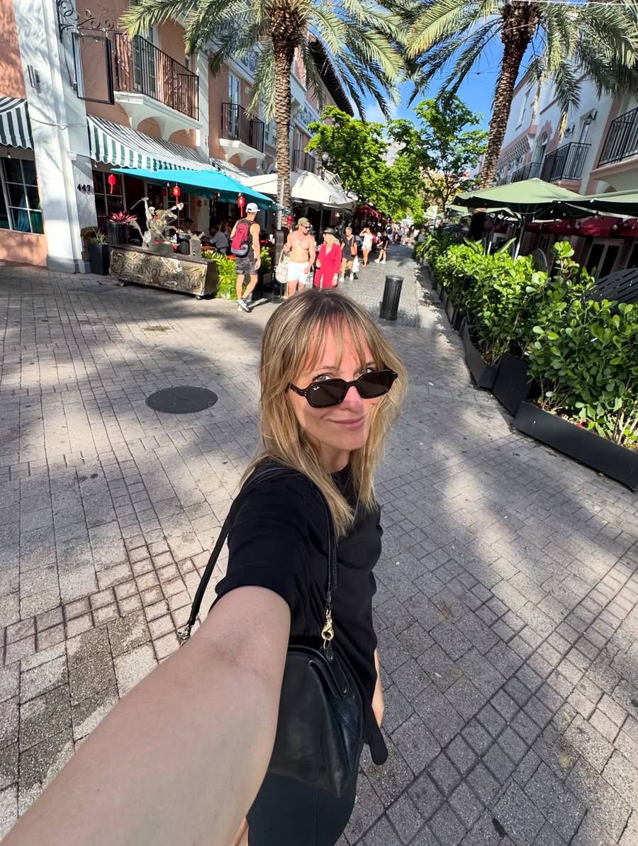 Adrianna Biedrzyńska z córką na wakacjach