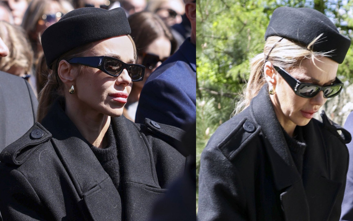 Doda w tłumie żałobników na uroczystościach pogrzebowych posła Łukasza Litewki