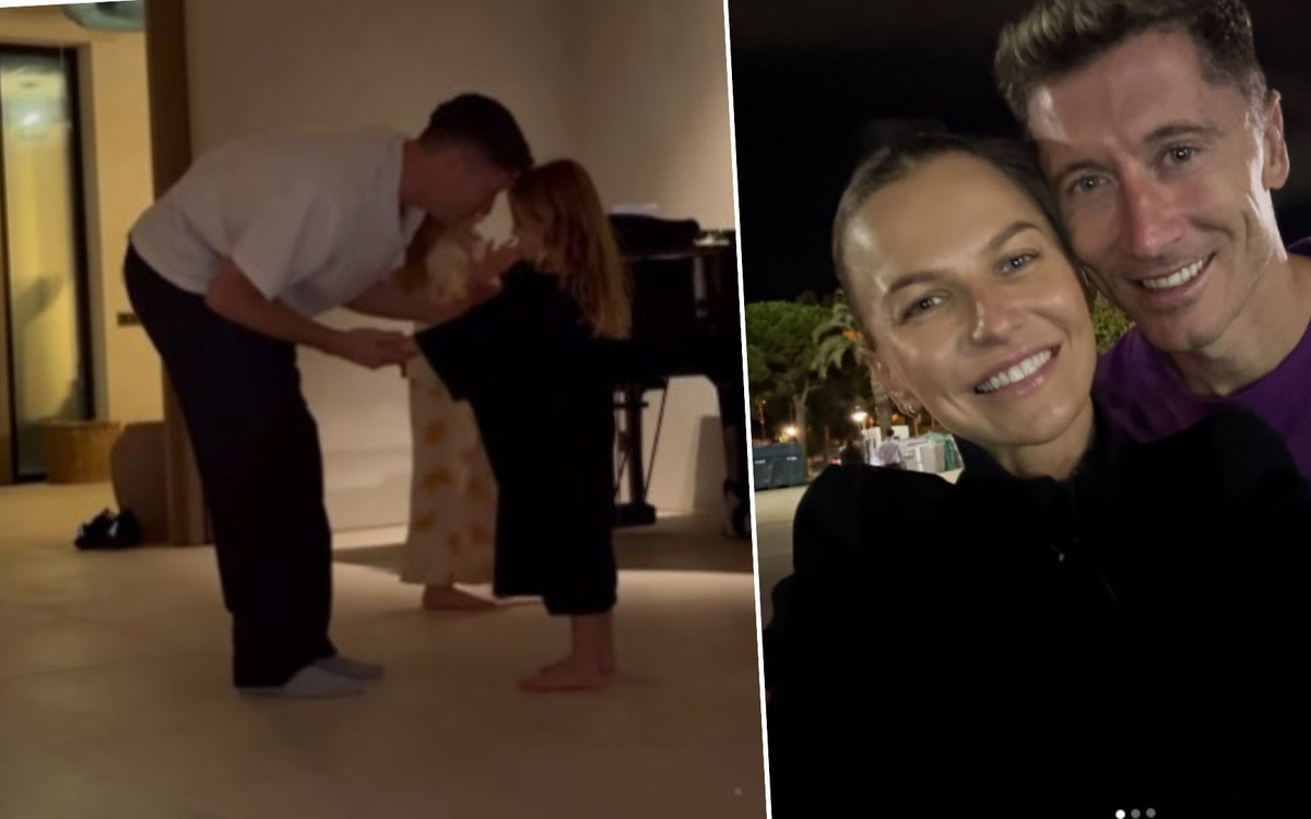 Lewy szaleje z córeczkami. I to do jakiej piosenki! Nagranie podbija sieć