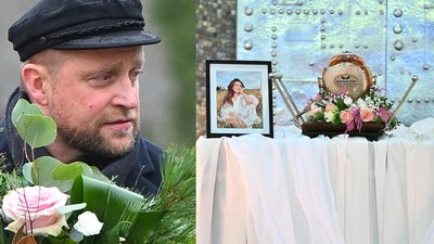 Piotr Adamczyk złamał prośbę rodziny na pogrzebie Agnieszki Maciąg. Wszyscy patrzyli na to, co zrobił