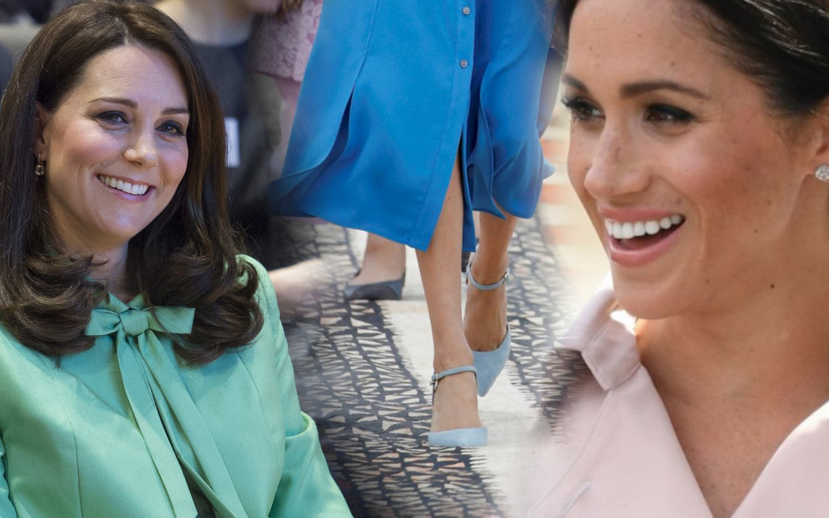 Oto ZASKAKUJĄCY powód, dlaczego Meghan i Kate zakładają ponownie te same buty