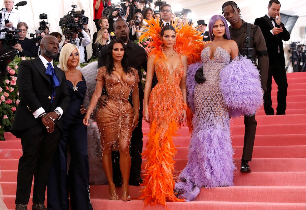Metropolitan Museum of Art Costume Institute Gala - Met Gala - Camp: Notes on Fashion- Arrivals - New York City, U.S. – May 6, 2019 - Corey Gamble, Kris Jenner, Kanye West, Kim Kardashian, Kendall Jenner, Kylie Jenner and Travis Scott.,Image: 433819250, License: Rights-managed, Restrictions: , Model Release: no, Credit line: ANDREW KELLY / Reuters / Forum