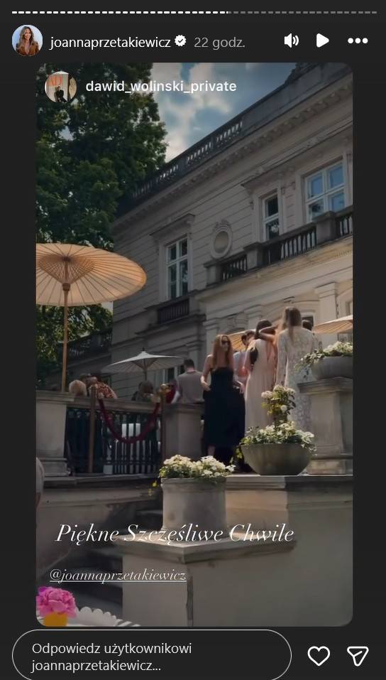 Huczne imieniny Joanny Przetakiewicz, fot. Instagram
