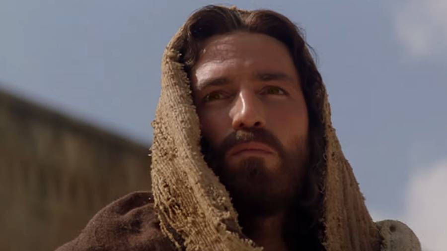 Jim Caviezel, fot. Kadr z filmu: "Pasja"