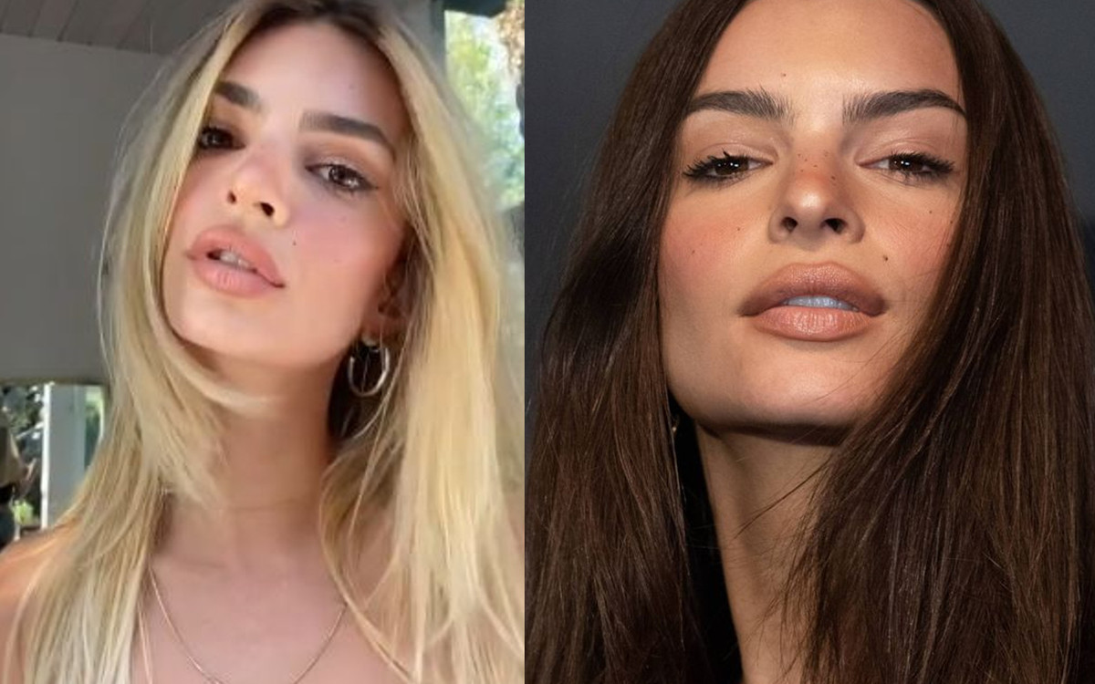 Blondynka czy brunetka? W jakich włosach Emily Ratajkowski wygląda lepiej?
