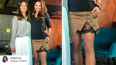 Spódnica Anny Lewandowskiej z Dzień Dobry TVN robi furorę, chociaż…